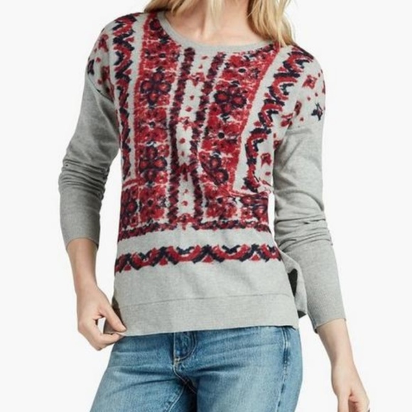 Lucky Brand Sweaters - Lucky Brand Bandana Sweater Pullover Size S